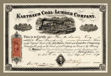 Buy Enlarge 0 587 17527 3C12X18 Karthus Coal and Lumber Company  Canvas Size C12X18
