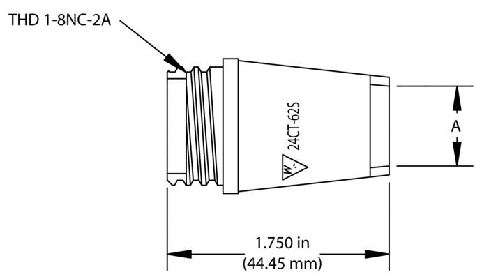 Tweco 358 1240 1581 Tw Ws24Ct 62S Nozzle Weldskill