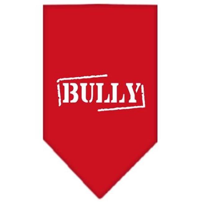 Mirage Pet Products 66 22 LGRD Bully Screen Print Bandana Red Large