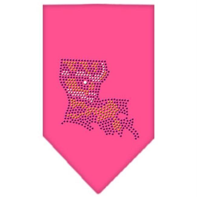 Mirage Pet Products 67 45 SMBPK Lousiana Rhinestone Bandana Bright Pink Small