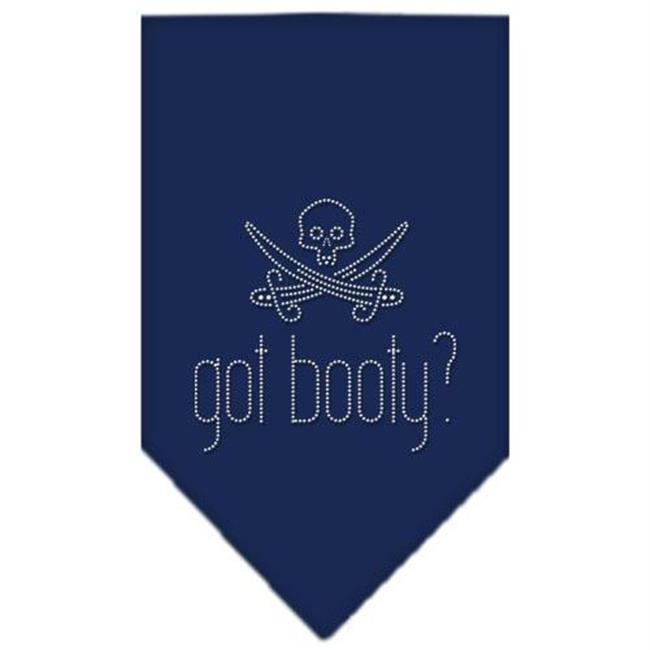 Mirage Pet Products 67 34 LGNB Got Booty Rhinestone Bandana Navy Blue large