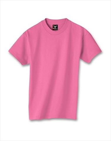 Hanes 5380 Kid Beefy T T Shirt Pink Large