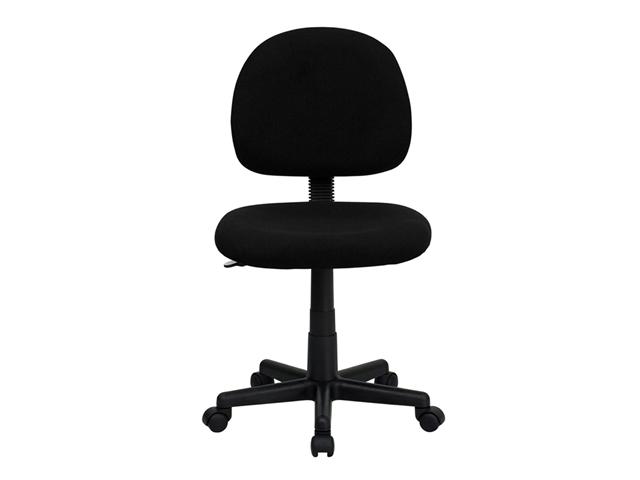 Flash Furniture Mid Back Ergonomic Black Fabric Task Chair [BT 660 BK GG]