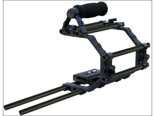 Proaim 6" Camera Cage (6CTH TMP) For 5d 7d t2i / 550 gh1 d90 And Other Dslr Camcorders With Tripod Mounting Plate