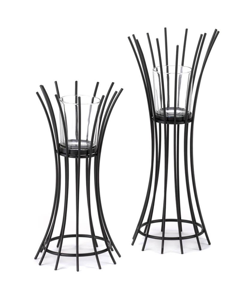 Koehler Home Kitchen Decorative Gift Reeds Candle Holders Duo