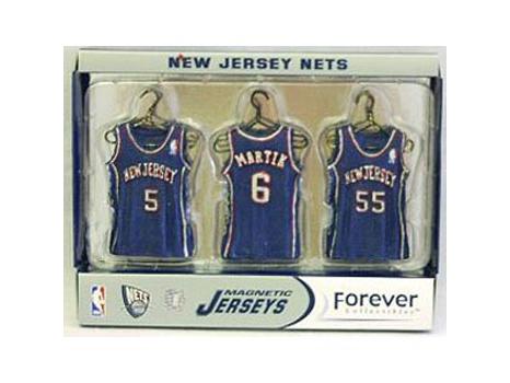 New Jersey Nets Road Jersey Magnet Set