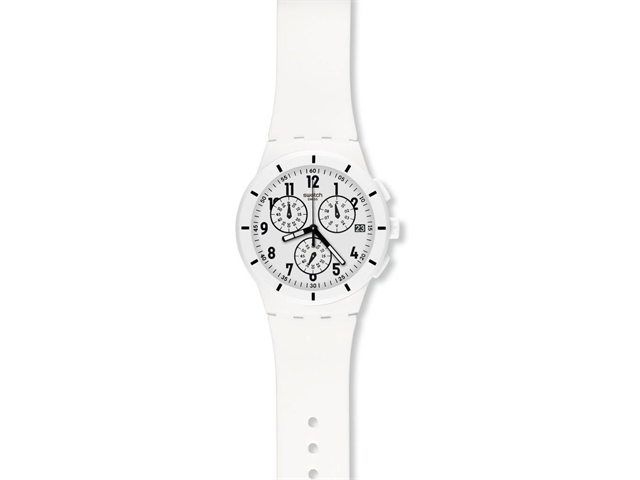 Swatch Twice Again White Unisex Watch SUSW402