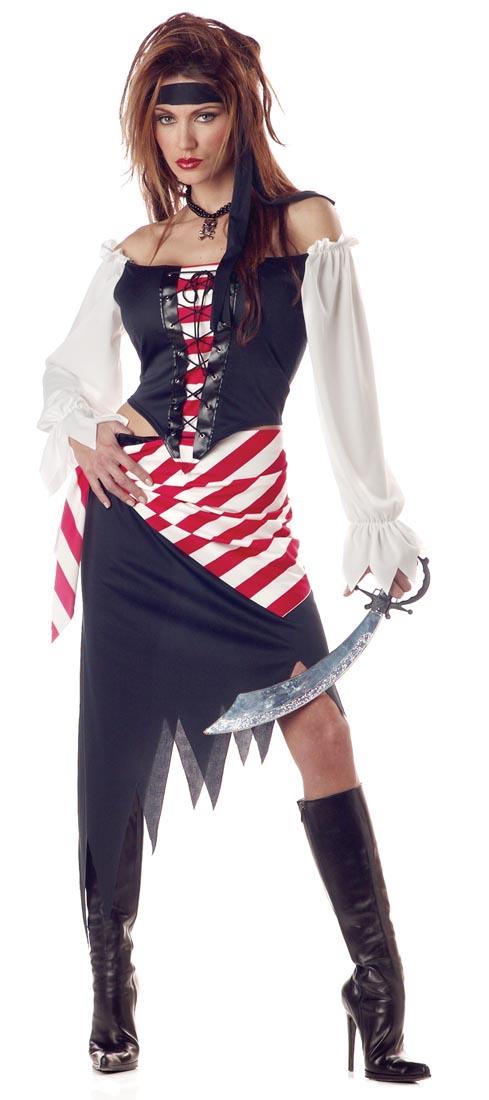 Ruby The Pirate Wench Beauty Costume Adult Plus 18 20