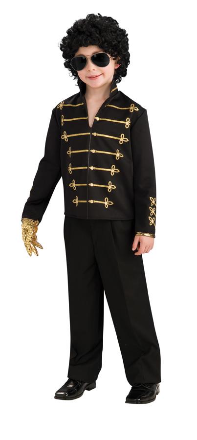 Michael Jackson Black Military Jacket Child Small