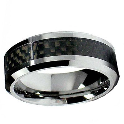 Tungsten Carbide Male Ring 8MM CLE8