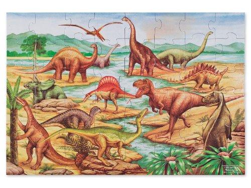 Melissa & Doug : Floor Puzzle Dinosaurs 48 Pcs