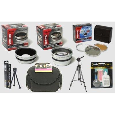 Olympus SP 570 SP 565 SP 560 SP 550 UZ Professional HD2 Digital Accessory Kit