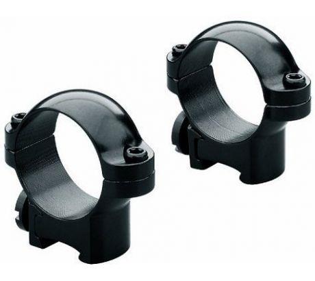 Leupold .22 Rimfire No Tap Ringmount, 11mm Rail, 1in Tube, High, Gloss Black 542