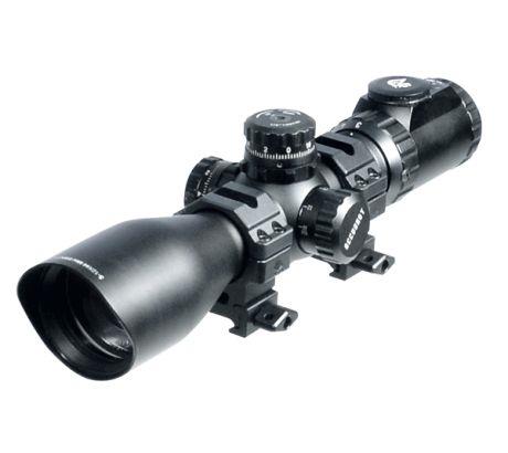 Leapers AccuShot 3 12x44mm Illumination Enhancing Mil Dot Rifle Scope SCP3 UGM31