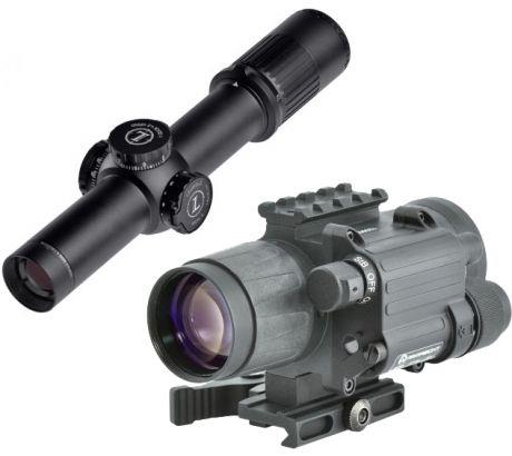 Leupold Mark 6 Scope 1 6x20mm 7.62 M6C1 GEN 3 Illum. FF with Armasight Co Mini 3