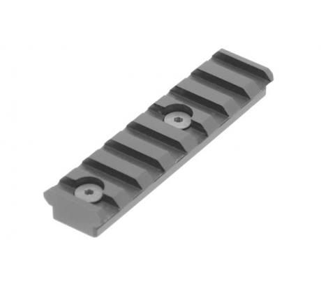 Leapers UTG PRO 3.14in 8 Slot Keymod Picatinny Rail Section, Black