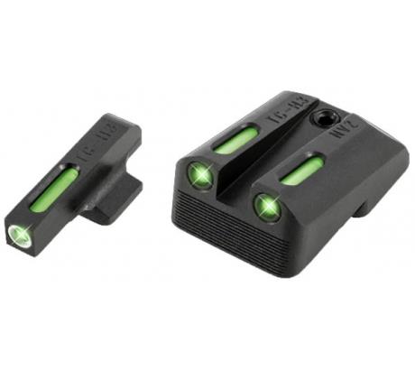 Truglo  TFX Novak 270/500 3 Dot Green Tritium / Fiber Optic Sight