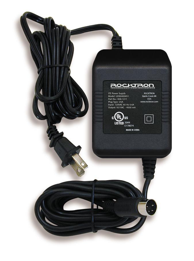 Rocktron 9v AC 110v Table Top Adapter for Prophesy, Patchmate, etc.