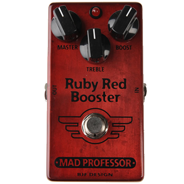 Mad Professor Ruby Red Booster Guitar Stompbox Effect Pedal New