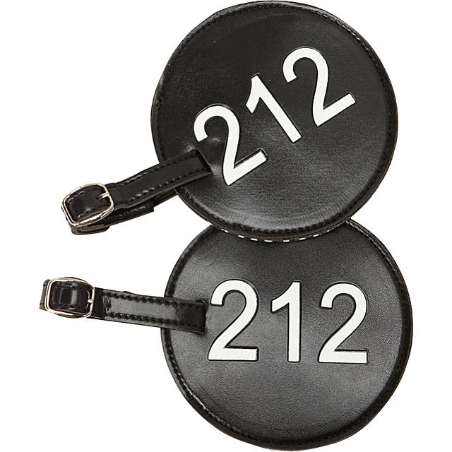 pb travel Leather Number Luggage Tag 212   Set of 2