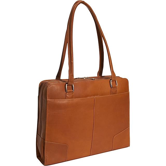 Piel Structured Laptop Tote