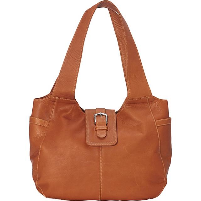 Piel Small Flap Hobo Bag