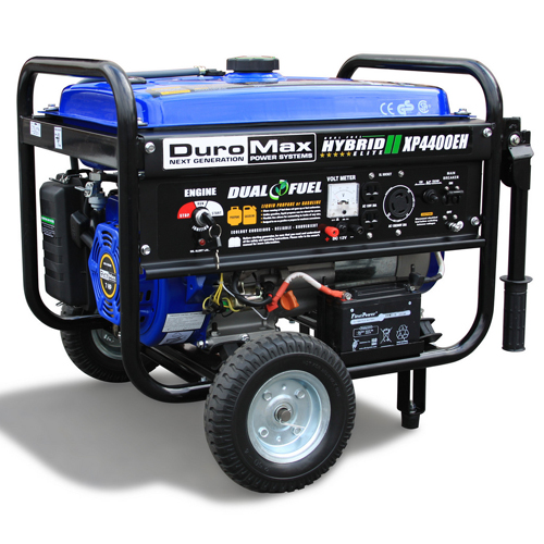 DuroMax XP4400EH Hybrid Portable Dual Fuel Propane / Gas Camping RV Generator