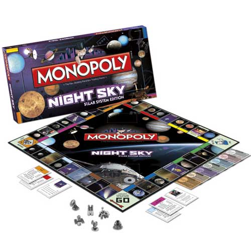 Monopoly   Night Sky Solar System Edition