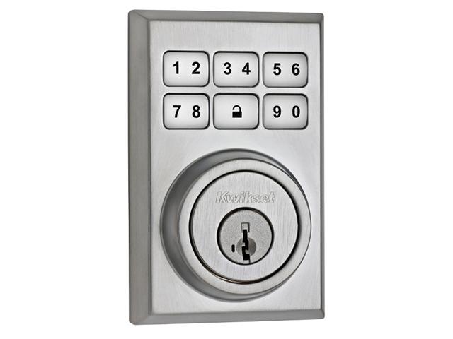 Kwikset 909CNT 26D SMT Signature Series Contemporary SmartCode Deadbolt, Satin C