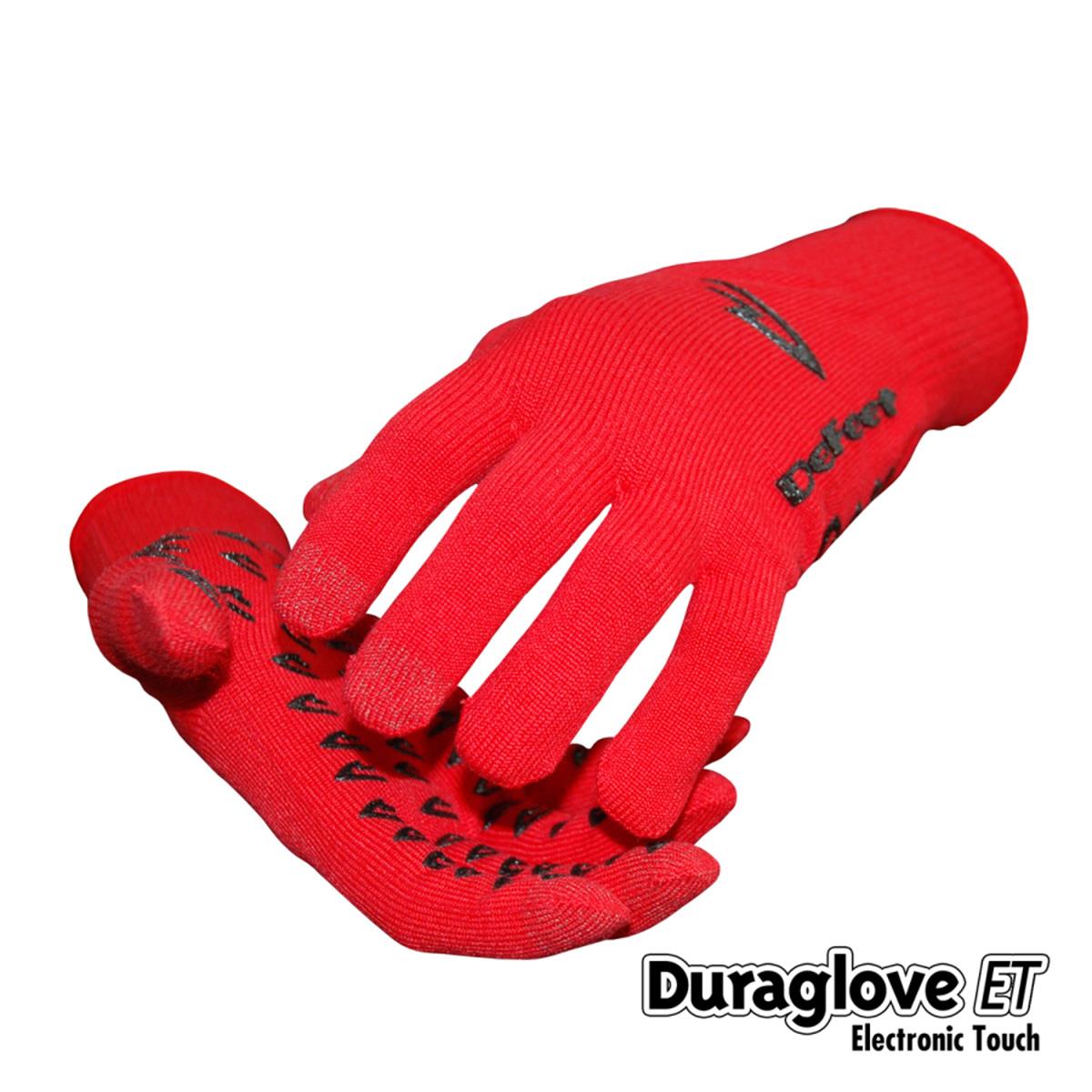 DeFeet DuraGlove ET Cycling/Running/Training Gloves   GLVET (Hi Viz Yellow ET   S)