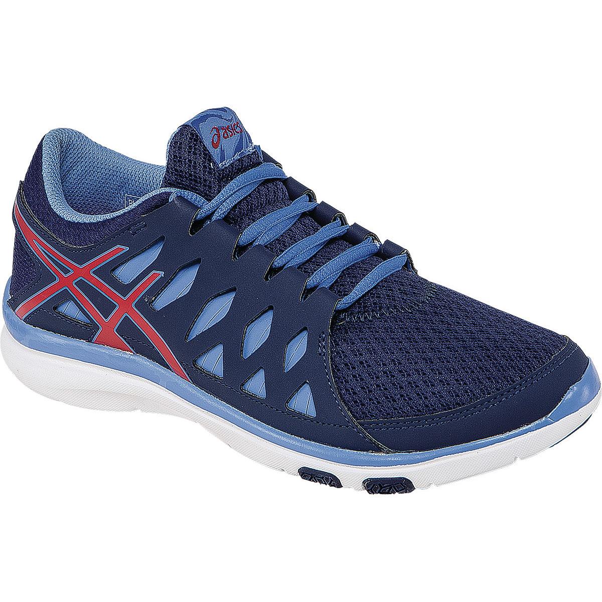 Asics 2015/16 Women's GEL Fit Tempo 2 Training Shoe   S563N.4923 (Indigo Blue/Hibiscus/Powder Blue   9.5)