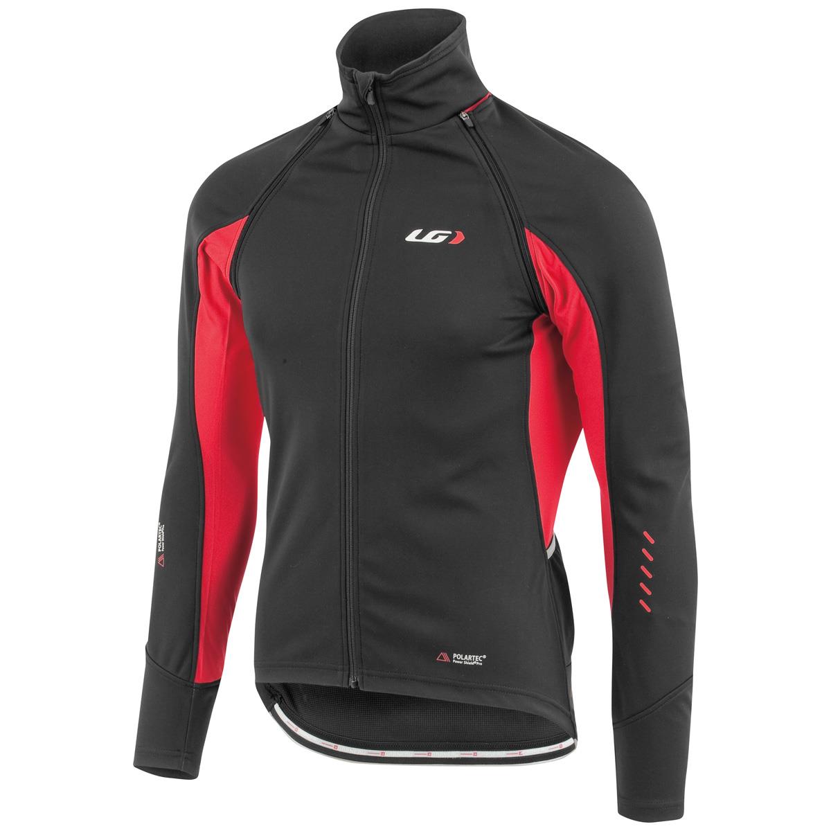 Louis Garneau 2016 Men's Spire Convertible Cycling Jacket   1030213 (Black/red   XS)