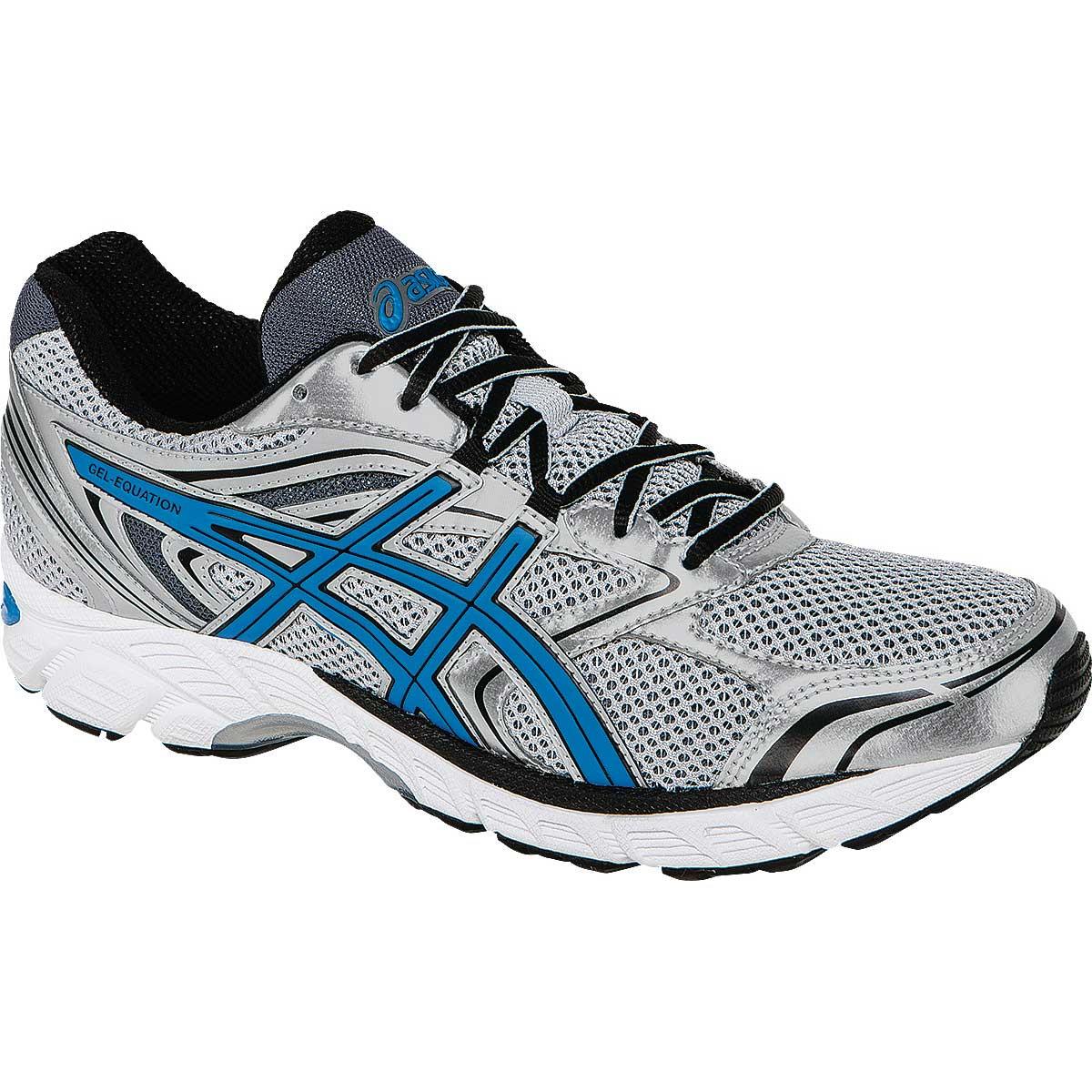 Asics 2016 Men's GEL Equation 8 (4E) WIDE Running Shoe   T5Q2N.9339 (Lightning/Electric Blue/Black   11.5)