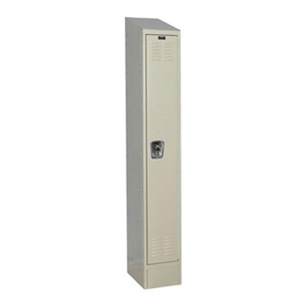 Assembled Locker, W12, D15, H83, Parchment