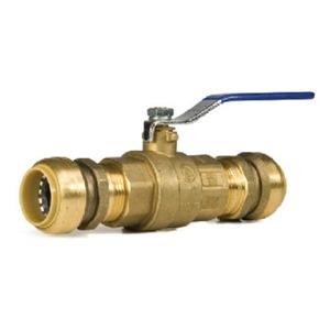 1/2" Push On Ball Valve