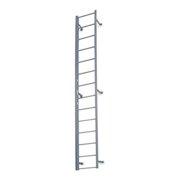 Fixed Ladder, 13 ft. 3 In H, Steel