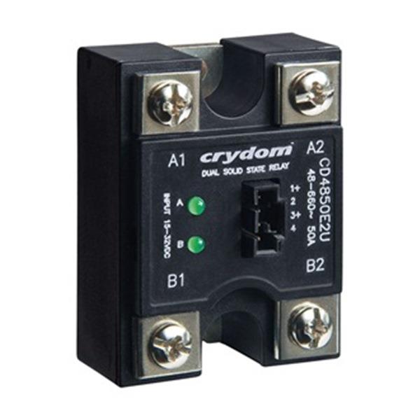 Dual Solid State Relay, 280VAC, 50A, Zero