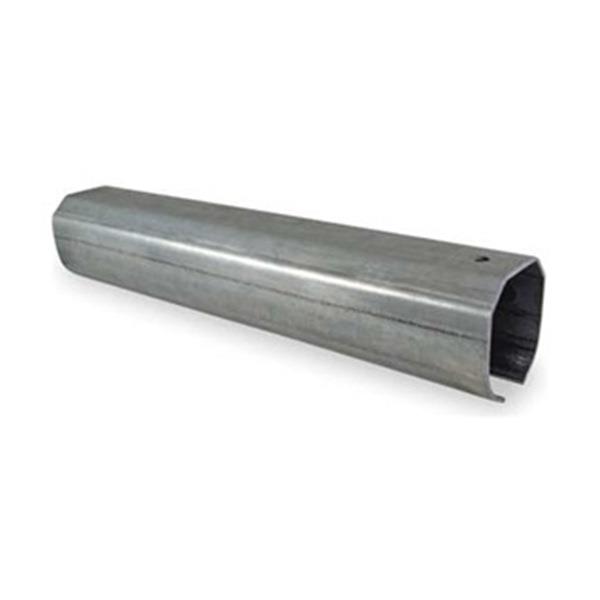 Round Rail Track, Steel, L 144 In