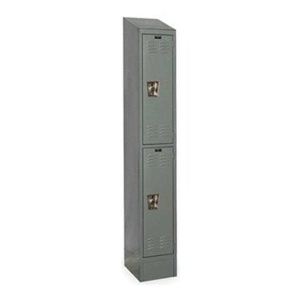 Assembled Locker, W 12, D 15, H 83, Gray