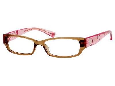 Juicy Couture Little Drama Eyeglasses In Color Brown Pink Fade Size 46/13/125