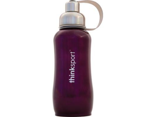 Thinksport Stainless Steel Water Bottle, 750ML, Purple