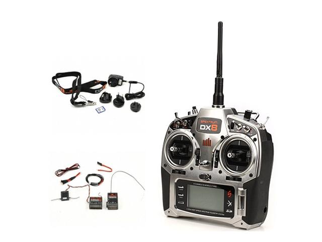 Spektrum DX8 2.4GHz DSMX 8Ch Aircraft Radio w/Telemetry Module & AR8000 Receiver