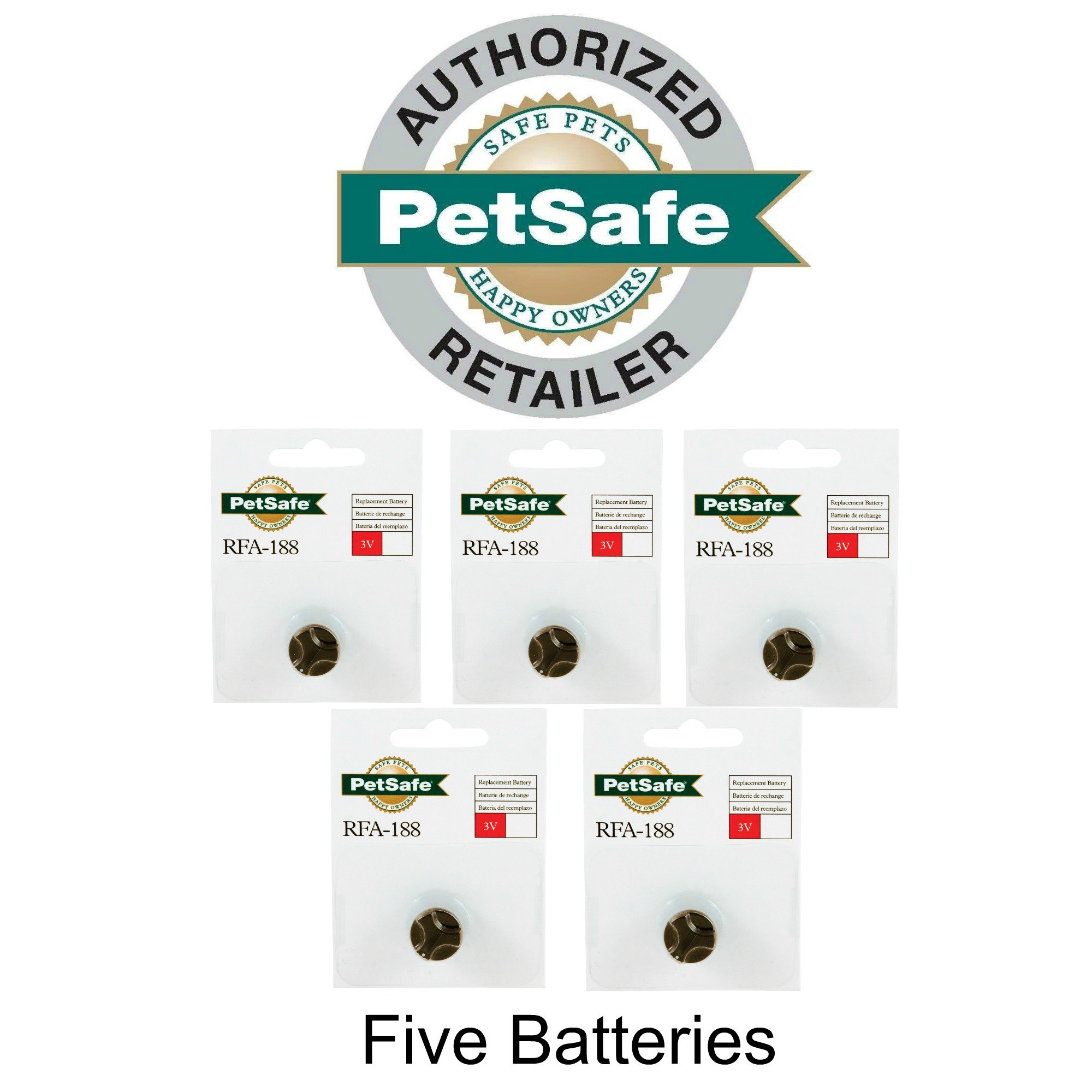 PetSafe 3 Volt Module RFA 188 Replacement Battery   5 BATTERIES