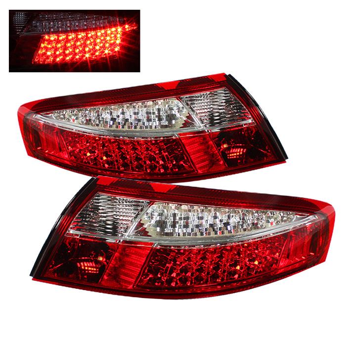 Spyder Auto Porsche 911 996 ( Non 4S. Turbo. GT3 ) 99 04 LED Tail Lights   Red Clear 5013132