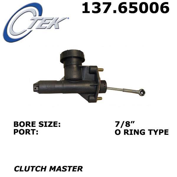 Centric Clutch Master Cylinder 137.65006