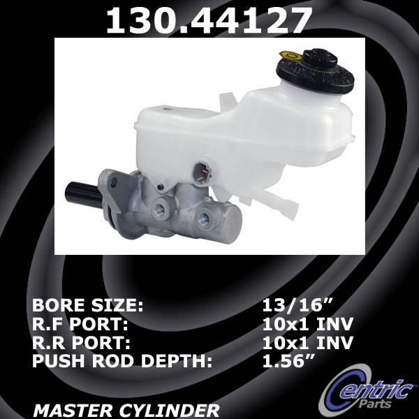 Centric Brake Master Cylinder 130.44127