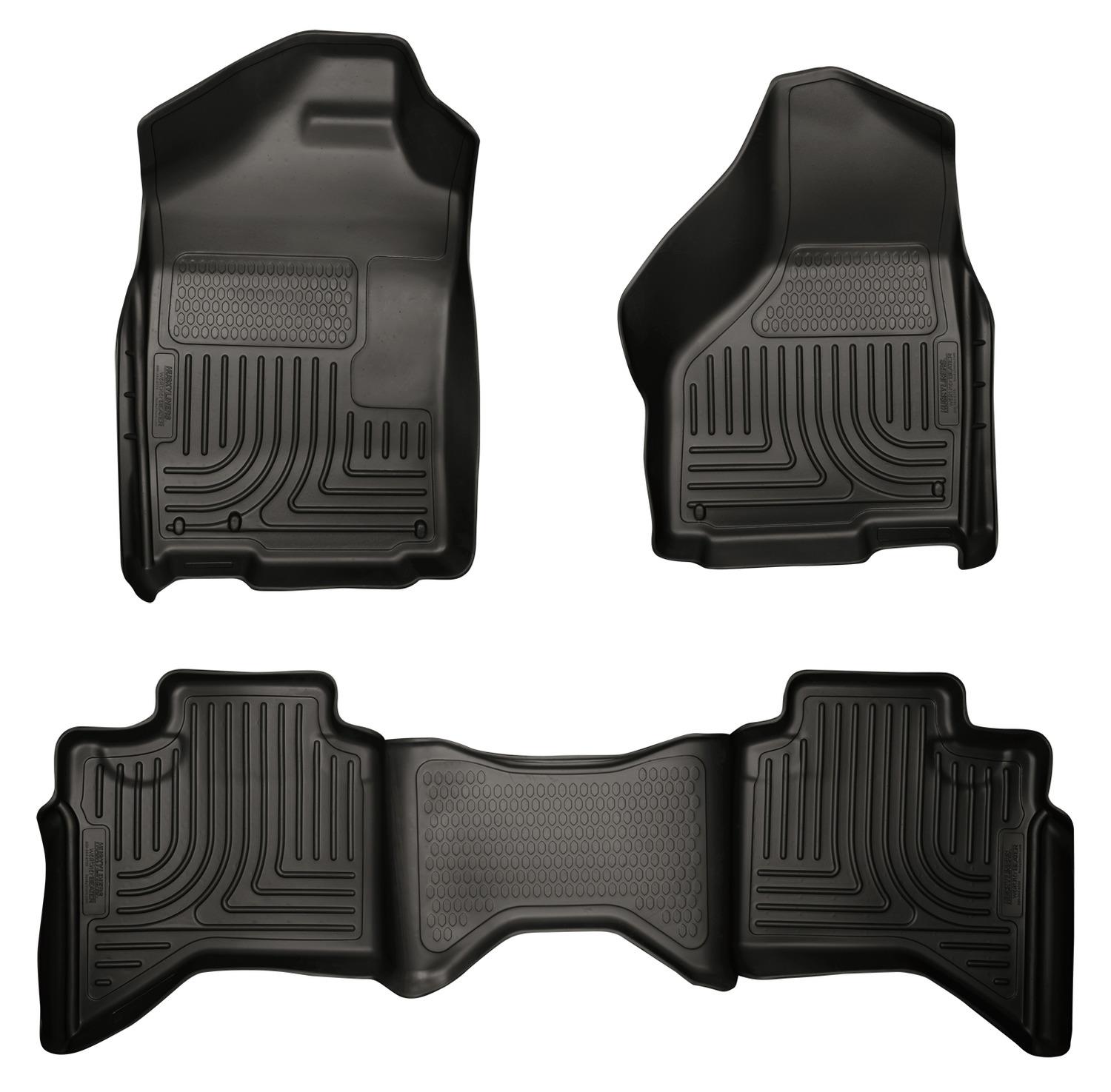 Husky Liners Weatherbeater Series Front & 2Nd Seat Floor Liners 99011 2009 2010  Dodge Ram 1500