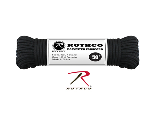 Rothco Polyester Paracord   50 FT