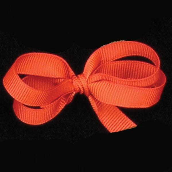 Set of 6 Orange Grosgrain Woven Edge Ribbon .625" x 132 Yards