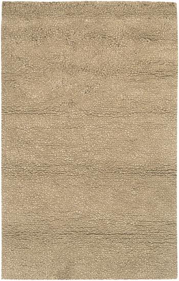 2' x 3' Tonos Tierra Oatmeal Hand Woven New Zealand Wool Area Throw Rug